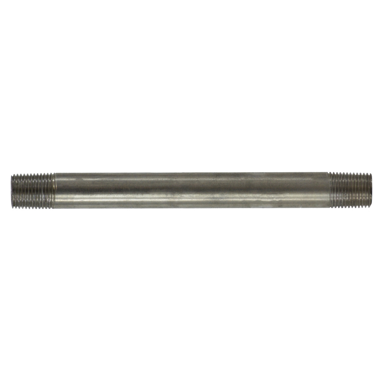 Pipe Nipple, 1/8 in-27, MNPT End, SCH 40, 150 psi WOG, -60 to 450 deg F, Welded, 316 Stainless Steel, Import Pipe Nipple, 1/8 in-27, MNPT End, SCH 40, 150 psi WOG, -60 to 450 deg F, Welded, 316 Stainless Steel, Import