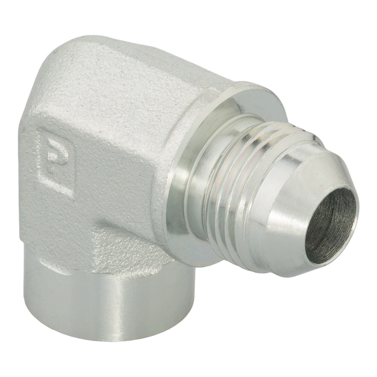 PARKER Hydraulic Elbow, High Pressure, 37 deg Male JIC Flare x FNPT/NPTF End, 90 deg, Steel, ToughShield Plus PARKER Hydraulic Elbow, High Pressure, 37 deg Male JIC Flare x FNPT/NPTF End, 90 deg, Steel, ToughShield Plus