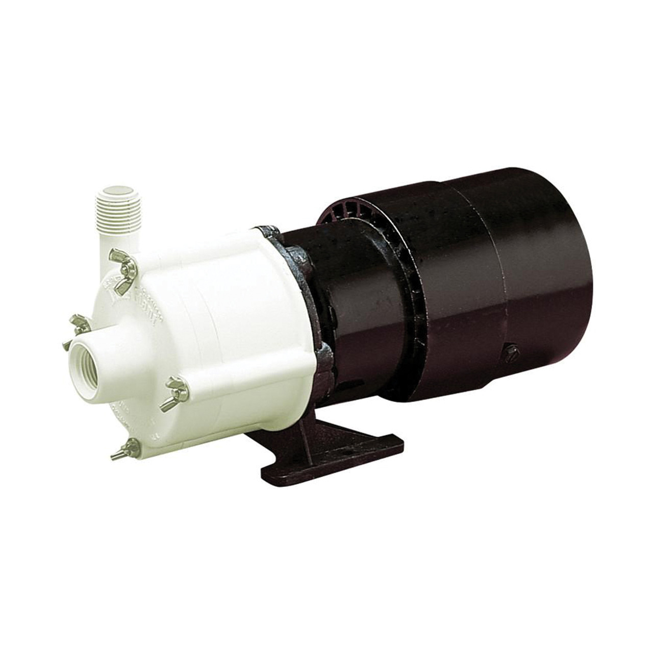 Pump, 115 VAC, 150 deg F, Polypropylene Impeller, Plastic,  Thermoplastic, Magnetic Drive
