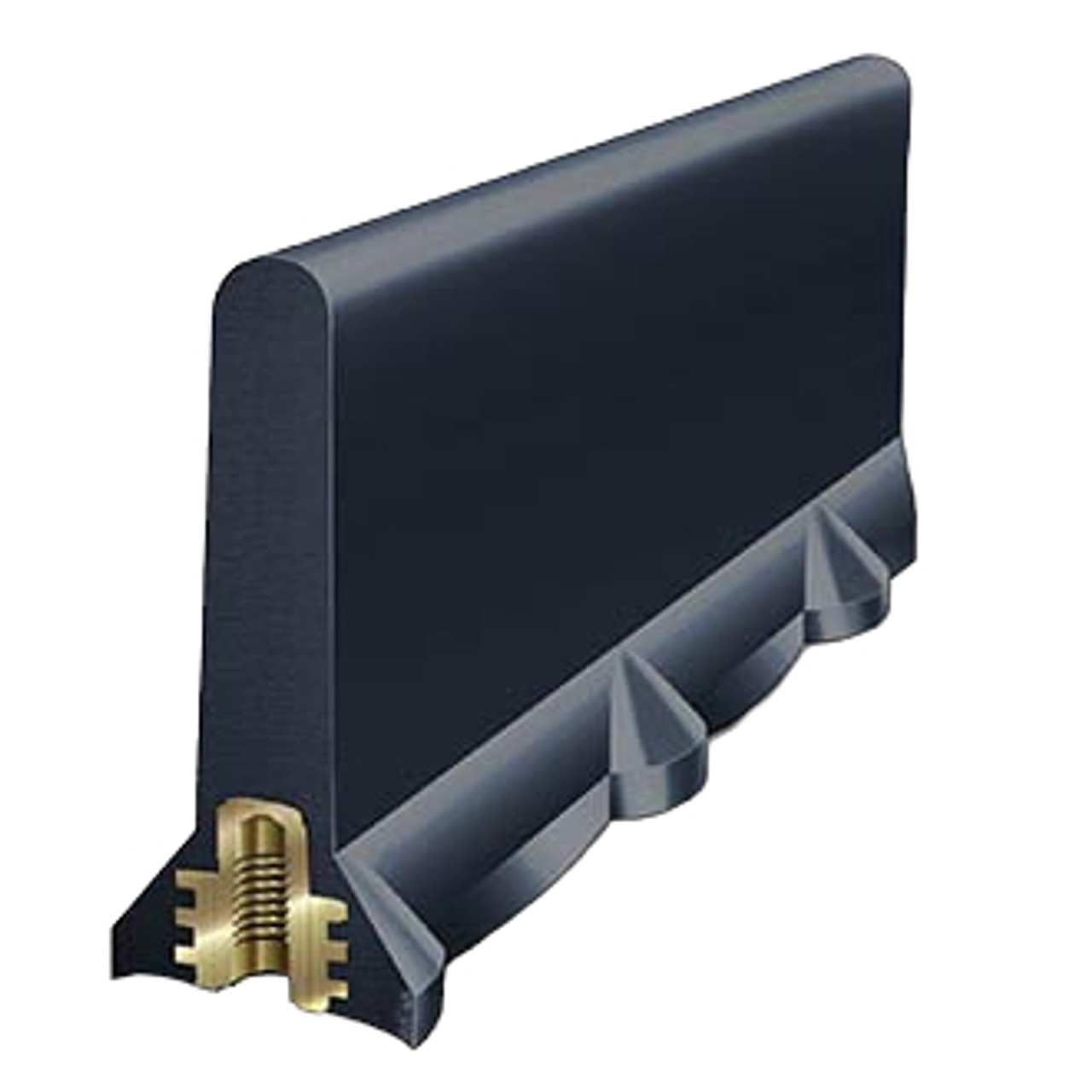 Mechanical Cleat, L-Type,  Attached, Suitable For 2 in dia pulley, Black