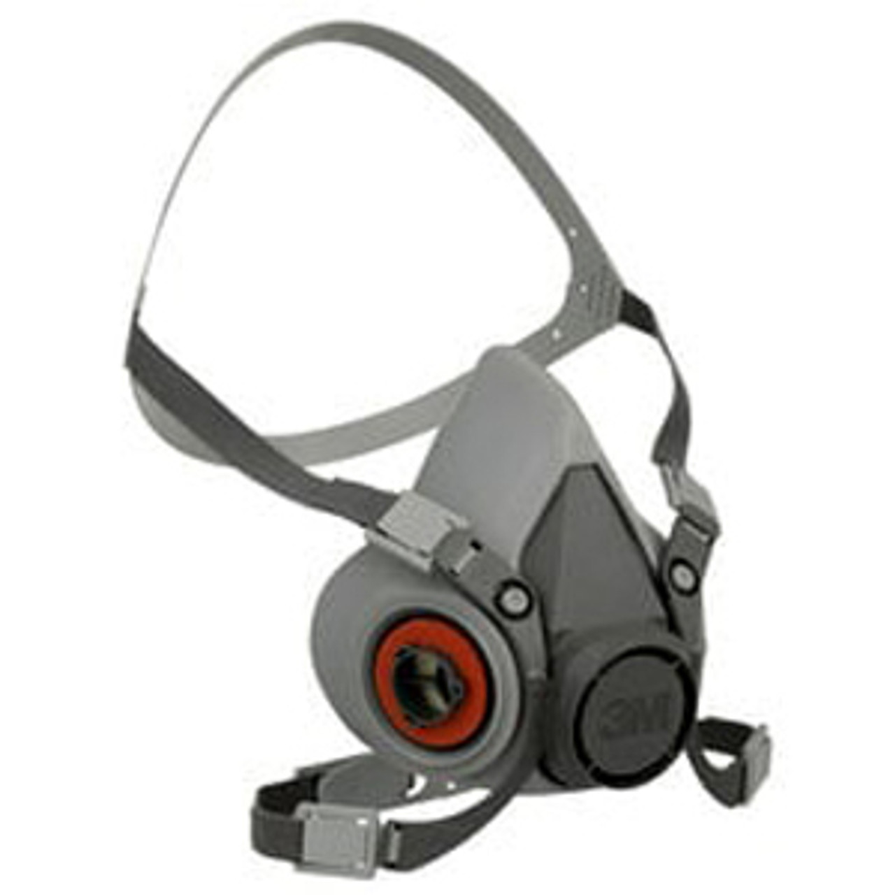 Half Facepiece Respirator, Reusable, Gas/Vapor, Easy to Adjust Headstrap, Bayonet