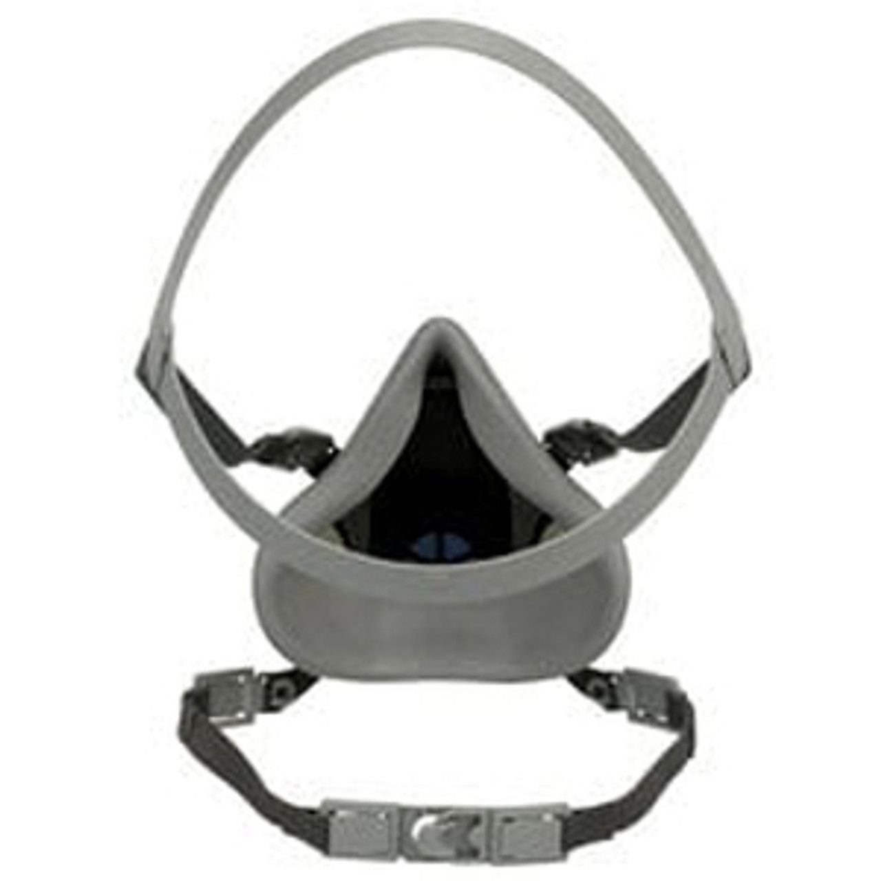 Half Facepiece Respirator, Reusable, Gas/Vapor, Easy to Adjust Headstrap, Bayonet