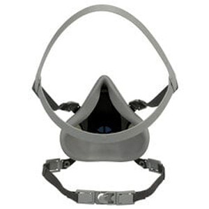Half Facepiece Respirator, Reusable, Gas/Vapor, Easy to Adjust Headstrap, Bayonet