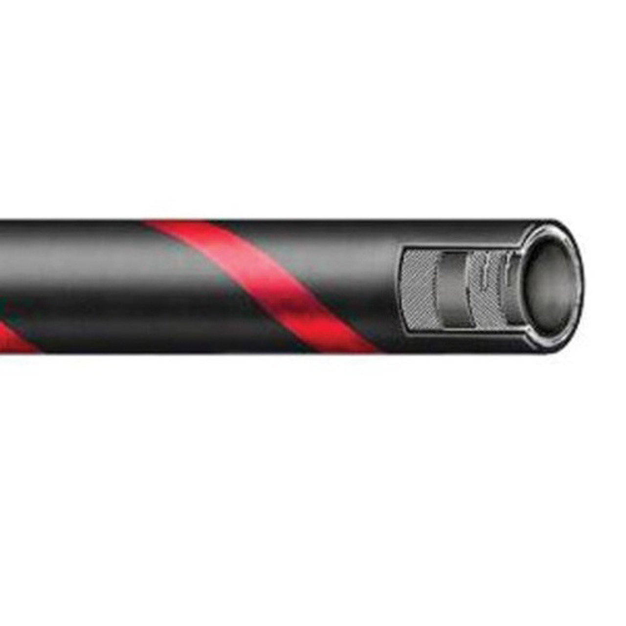 CONTITECH Petroleum Tank Hose, 150 psi Working, -35 to 200 deg F, Synthetic Rubber, Wrapped, Black, Domestic