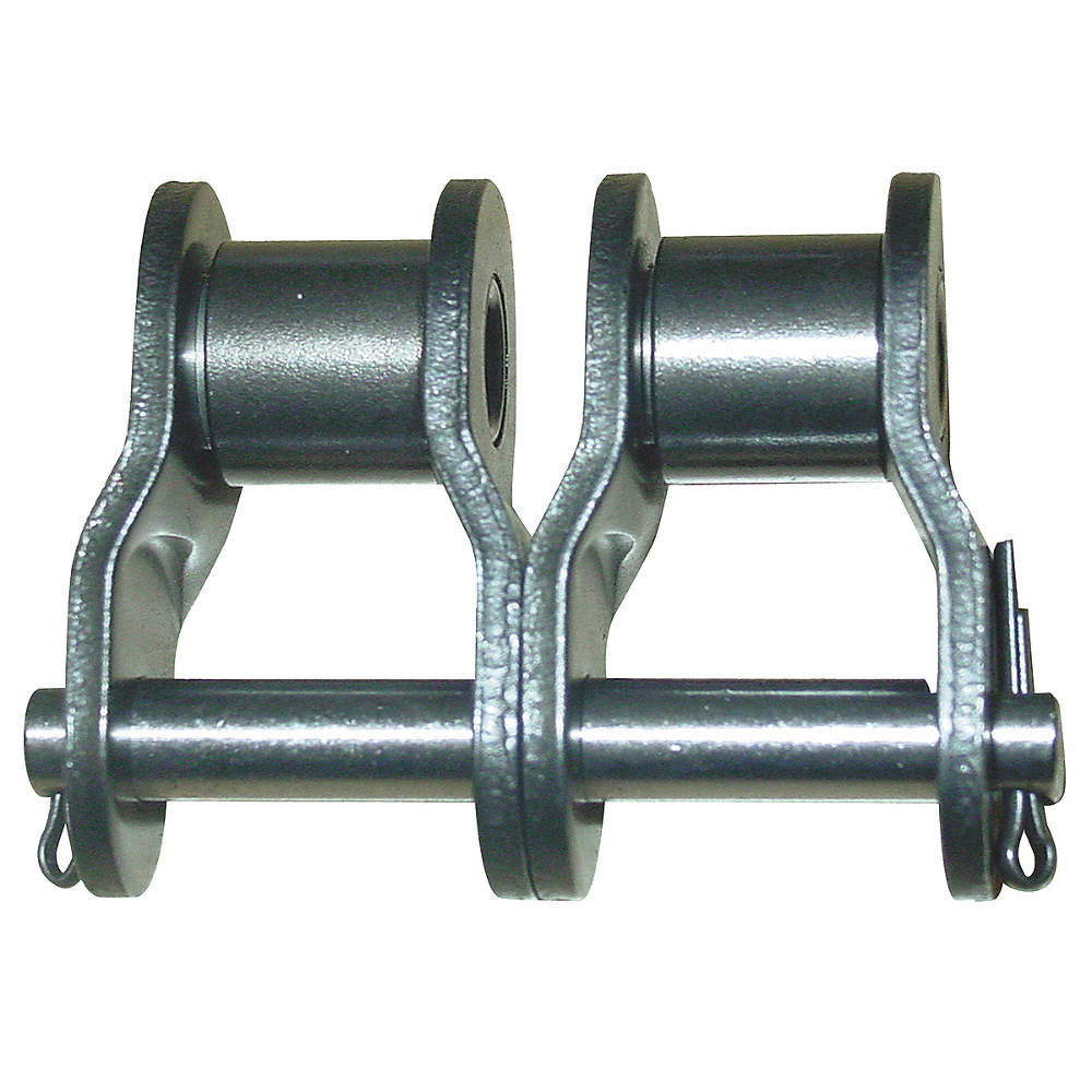 Offset Link, Double Strand Riveted Roller Chain