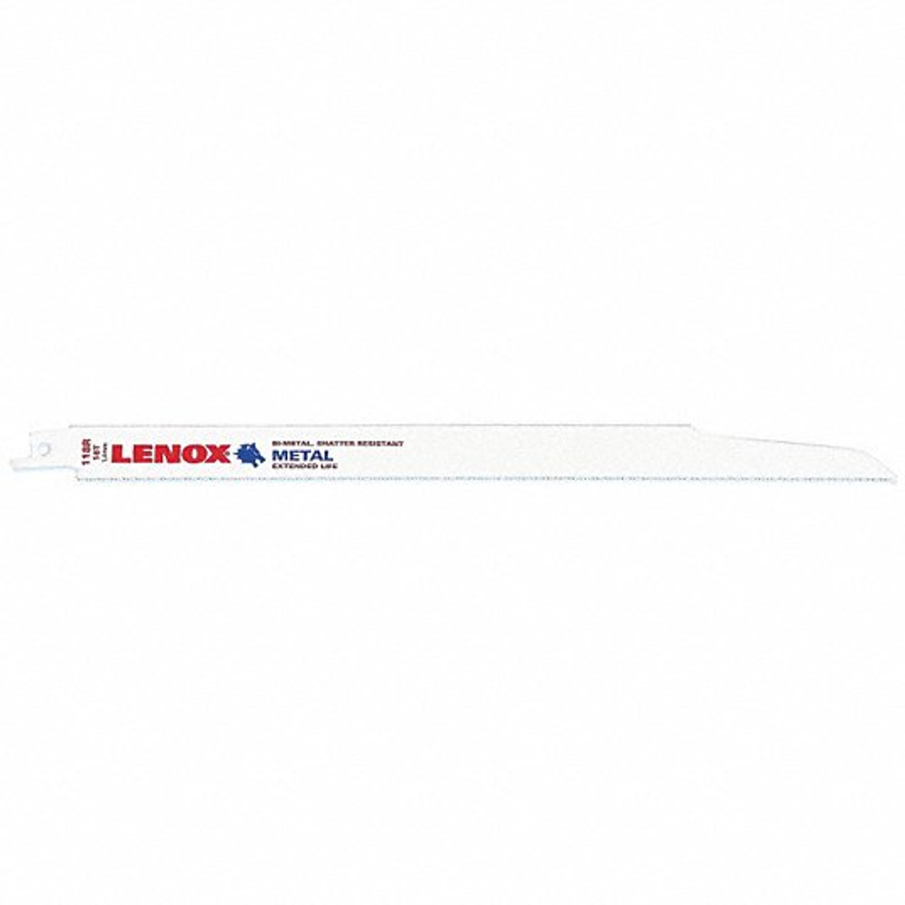 Reciprocating Saw Blade, 3/4 in Wd, 0.035 in Thk, Tuff Teeth, 1/2 in Tang, Universal/Toothed Edge Tang