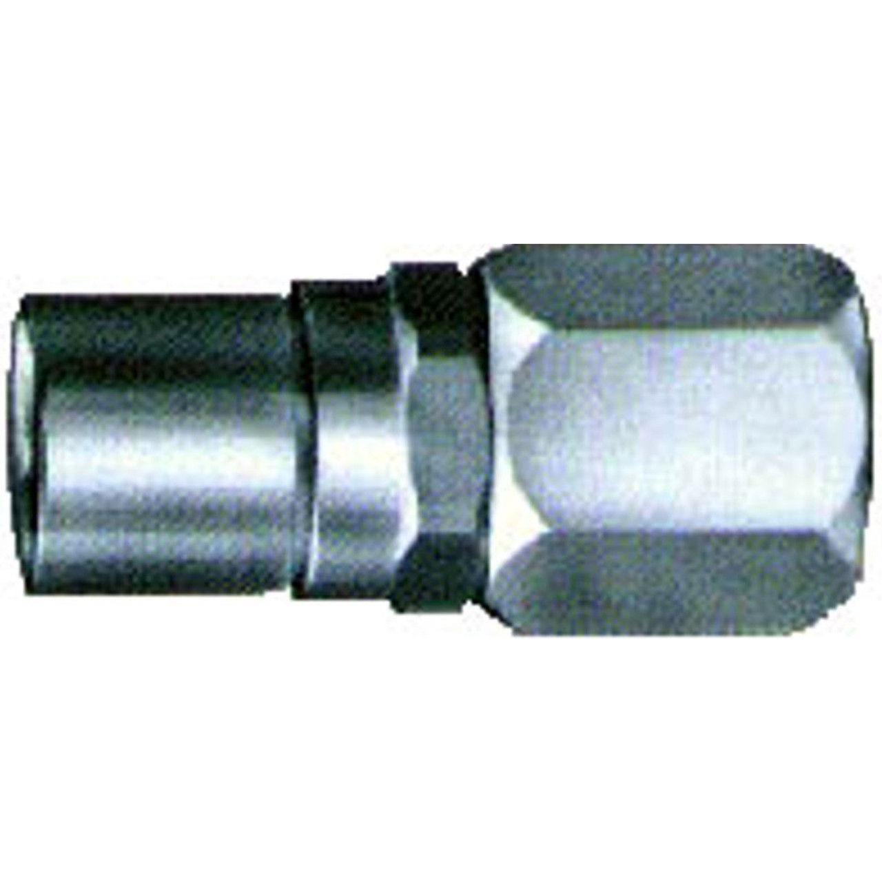 Hose End, Hose x JIC 37 deg Female Swivel End, Stainless Steel