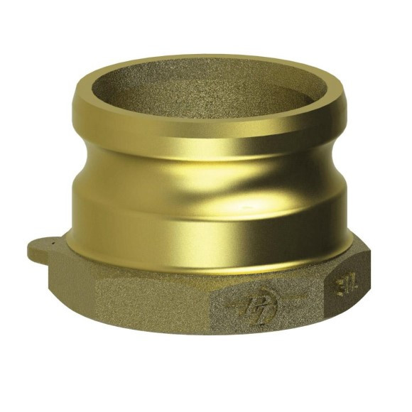 Adapter, Type A,  Cam and Groove, Adapter, Male Adapter x FNPT End, -150 deg F, Brass, Casting, Domestic