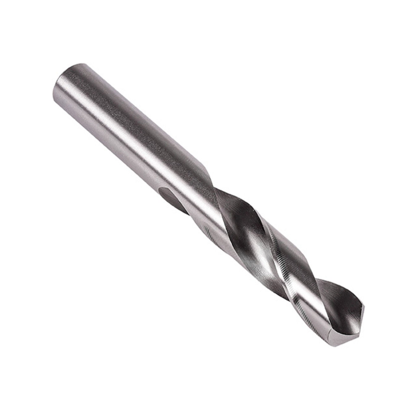 DORMER Stub Length Drill Bit, 2 -Flute, Spiral Flute, Cylindrical/Straight Shank, 118 deg Point, Bright, Imperial, 5/16 to 3/8 in