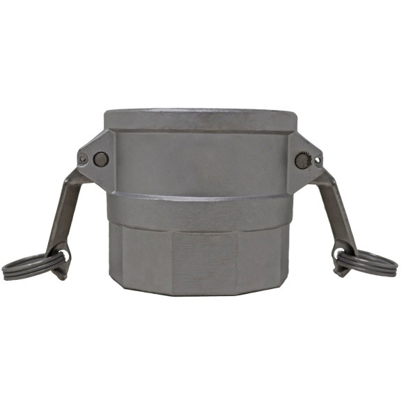 Coupler, Type D,  Cam and Groove, Coupler, Female Coupler x FNPT End, 150 psi, -150 deg F, Aluminium