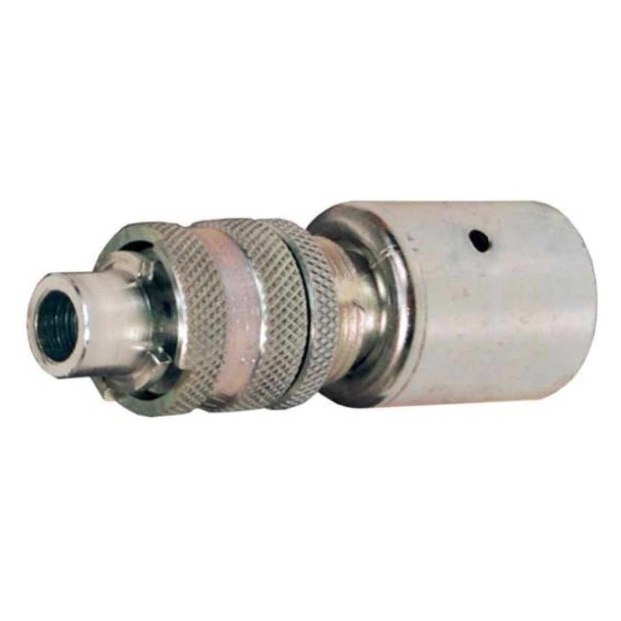 Pneumatic Coupler, 500 psi, Coupling, Steel, 1/2 x 3/4 in, -40 to 250 deg F, Quick-Acting