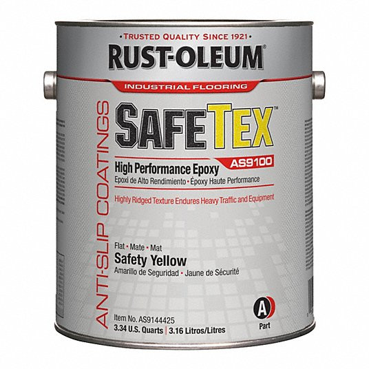 Anti-Slip Epoxy, 1 gal Container, Can, Liquid, Flat,  Anti-Slip, 40 to 60 sq-ft/gal, 50 to 100 deg F