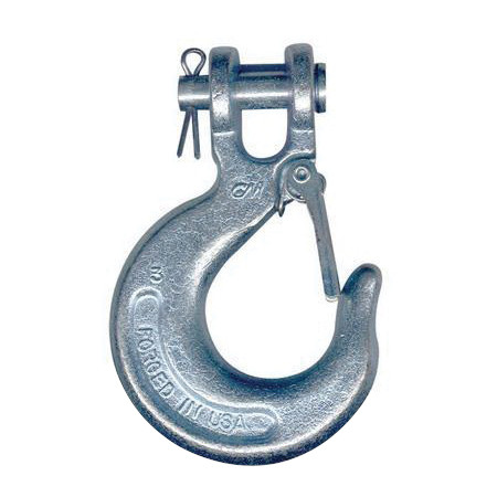 Slip Hook, 30/43, Clevis, Carbon Steel