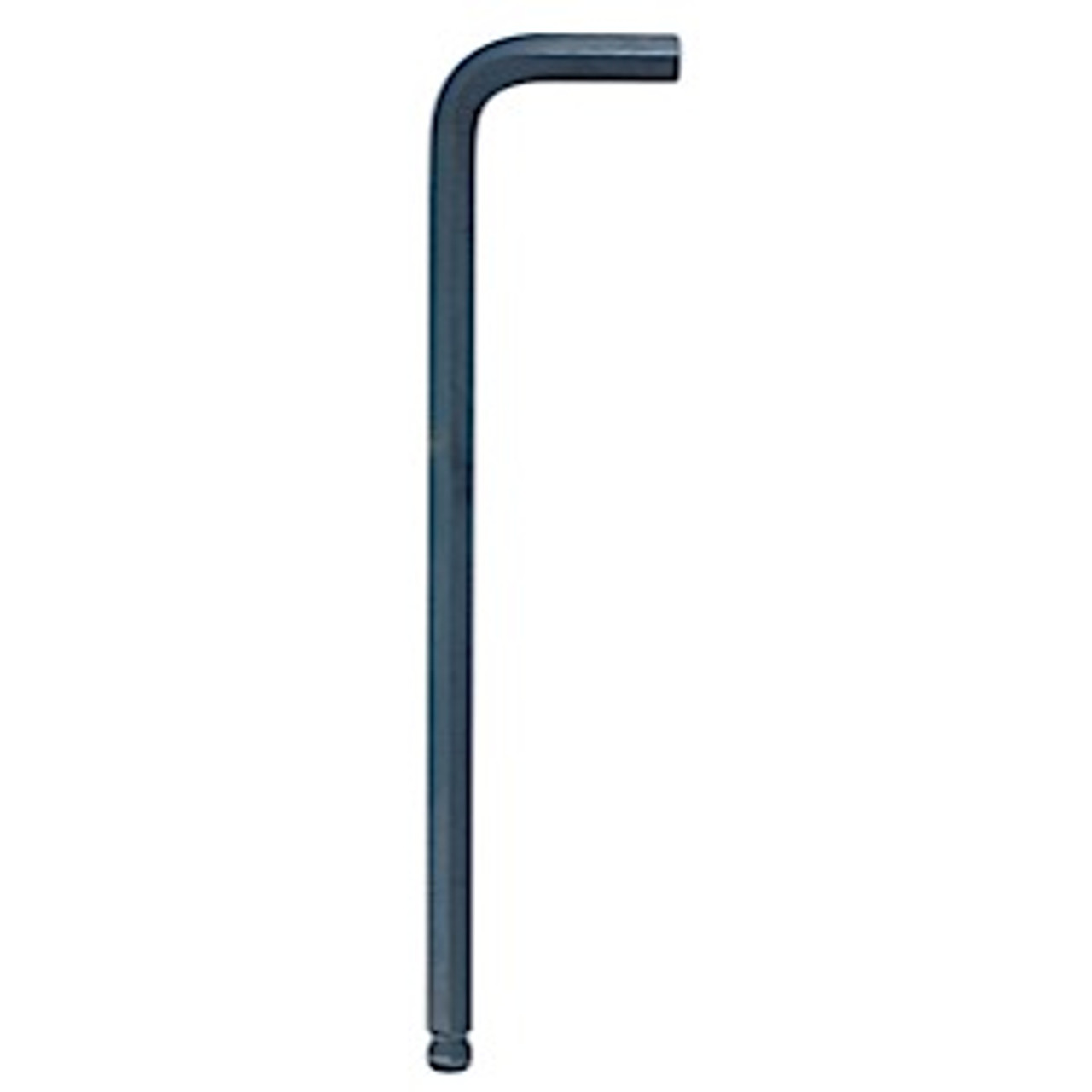 L-Wrench, Black, Ball End, Metric, 25 deg Working, Hex Drive, L-Handle, High Torque Steel Blade, Long Arm