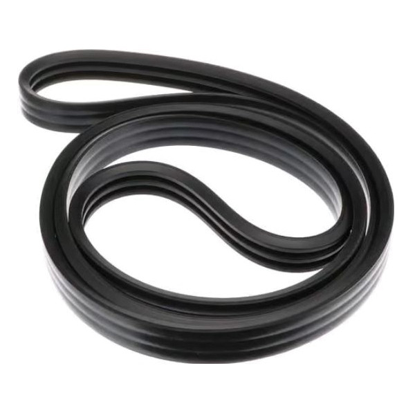 GATES V-Belt, Heavy Duty, 3V Section, 1.19 in Wd Top, 3 -Rib, 3.82 in Min Dia Pulley, -30 to 180 deg F, Black