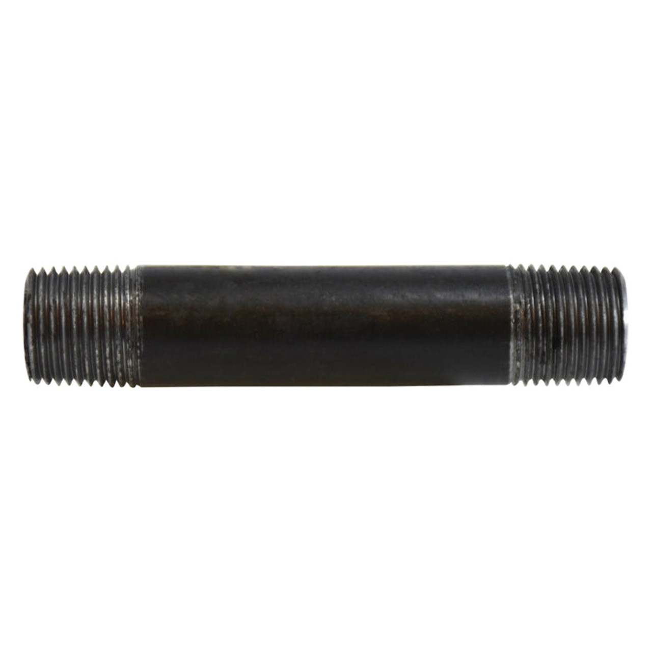 Pipe Nipple, Extra Heavy, 1/2 in-12, NPT End, SCH 80, 850 psi, -200 to 150 deg F, Seamless,  Welded, Black