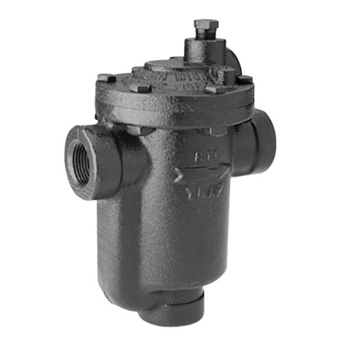 Bucket Steam Trap, Inverted, 250 psi, Cast Iron, 450 deg F, 5 in wd,  6-7/8 in ht