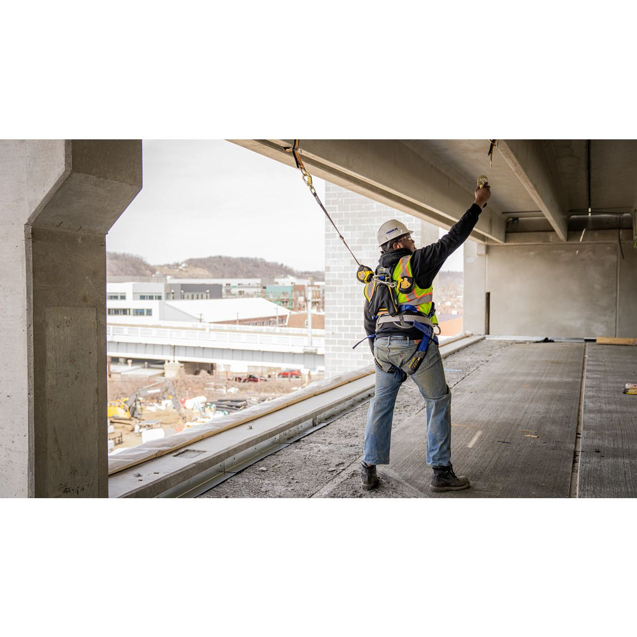 Harness, Alloy Steel Hardware, Black,  Blue, 400 lb, Tongue/Grommet Leg Strap Buckle, Friction Buckle Harness, Alloy Steel Hardware, Black,  Blue, 400 lb, Tongue/Grommet Leg Strap Buckle, Friction Buckle