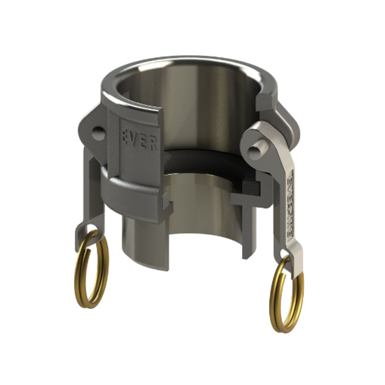 Dust Cap, Cam and Groove, Dust Cap, Female Coupler End, 350 psi, 70 deg F, Forged Brass, Domestic