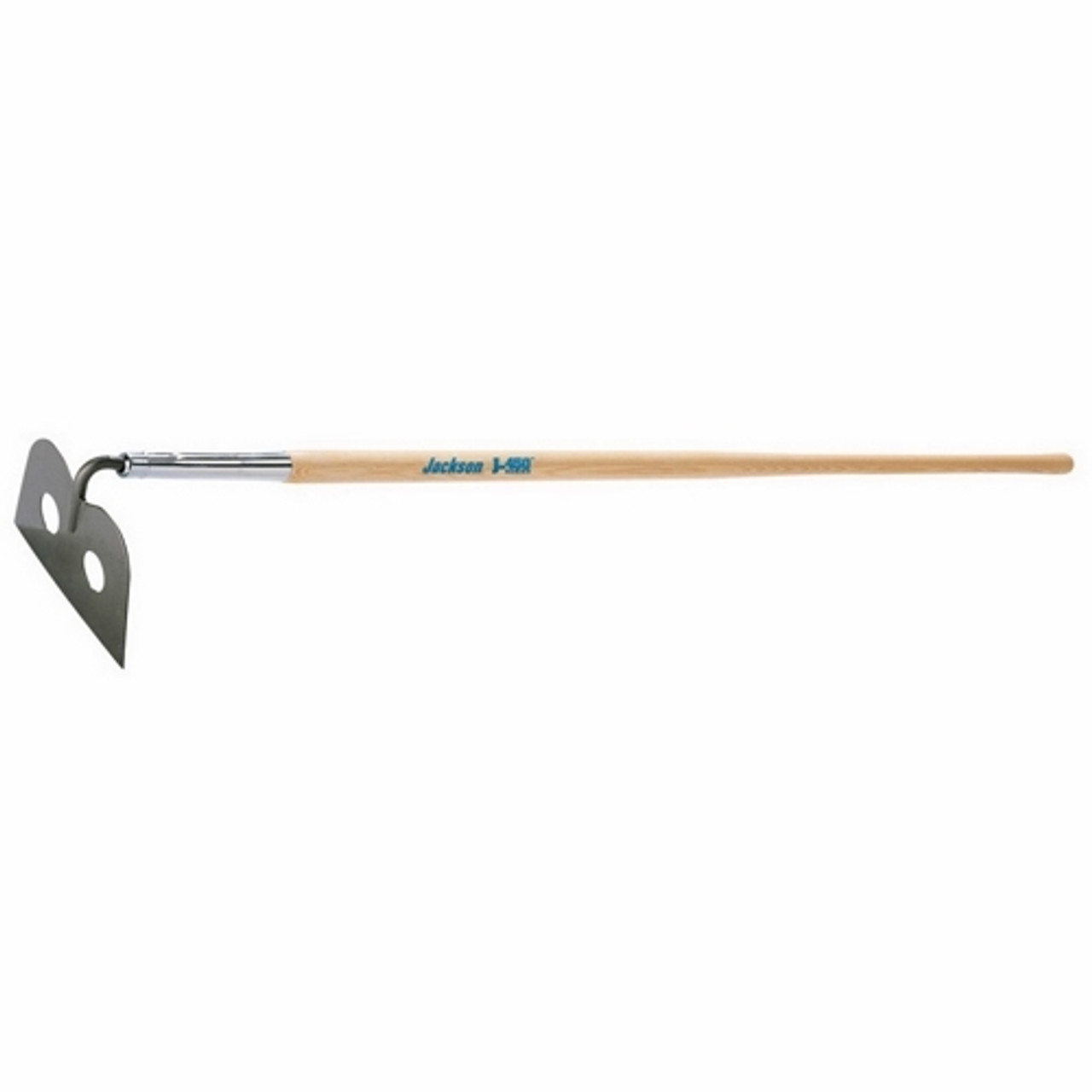 Mortar Mixer Hoe, Perforated Blade, 6 in Lg Blade, Steel Blade, Straight, 66 in lg Handle, Wood Handle