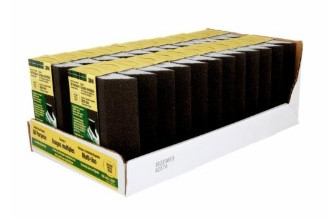 3M Sanding Sponge, All Purpose, 4-7/8 in Wd, 1 in Thk Overall, 4 Abrasive Side