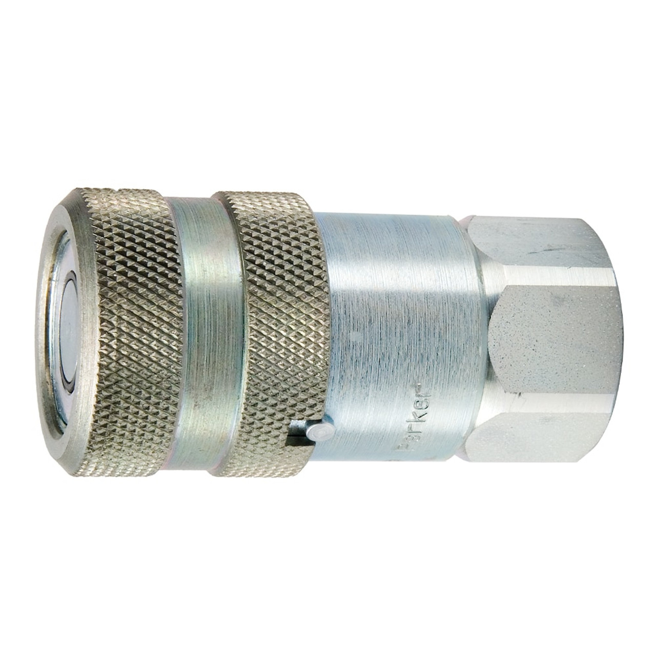 PARKER Hydraulic Quick Coupling, FF Series, -40 to 250 deg F, Steel, Domestic