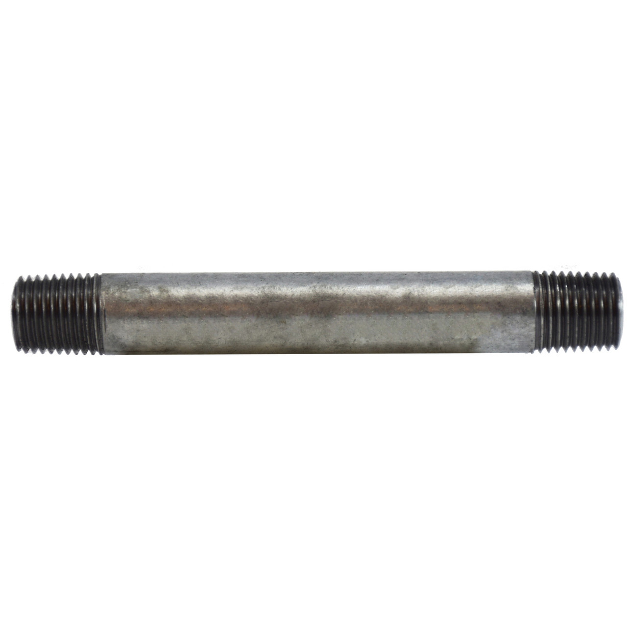 Pipe Nipple, 1/4 in-18, NPT End, SCH 40, 700 psi, -200 to 150 deg F, Seamless,  Welded, Grade B Steel, Import