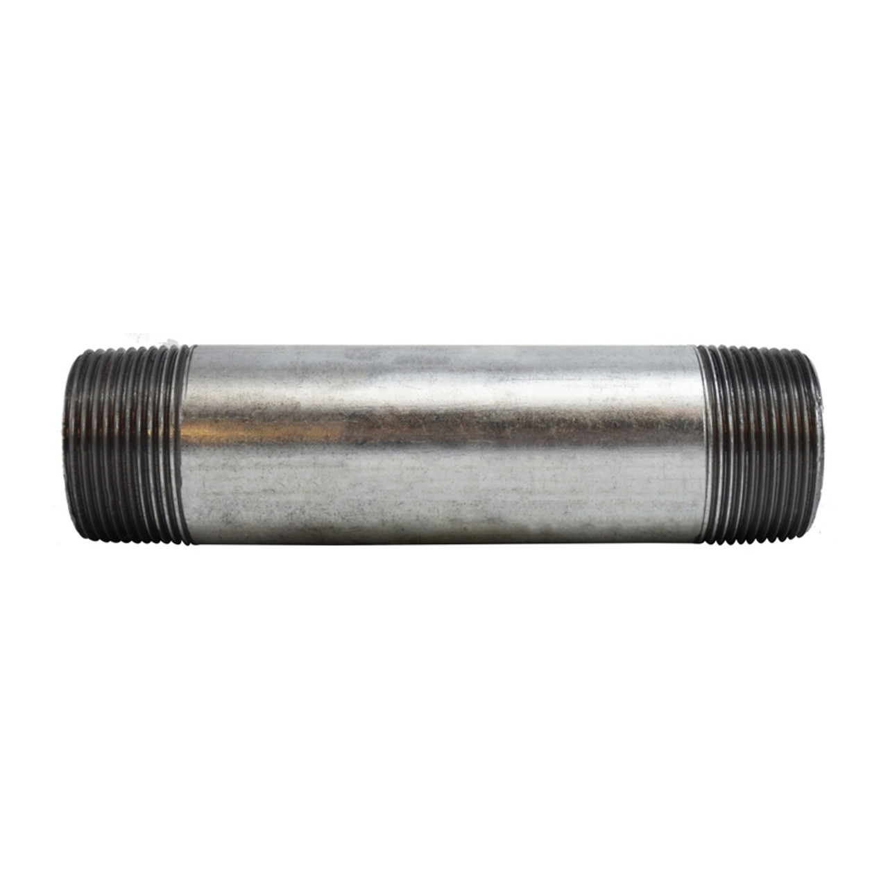 Pipe Nipple, 1-1/4 in, NPT End, SCH 40, 1300 psi, -200 to 150 deg F, Seamless,  Welded, Grade B Steel, Import