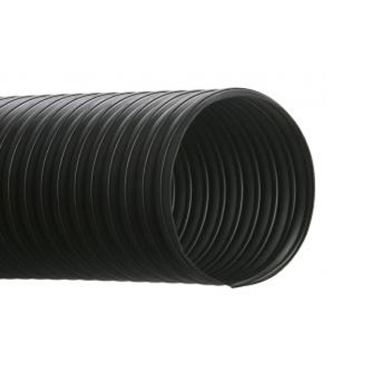 HI-TECH DURAVENT RFH Duct Hose, General Purpose, 0.03 in Thk, -60 to 275 deg F, Thermoplastic Rubber, Black, Domestic