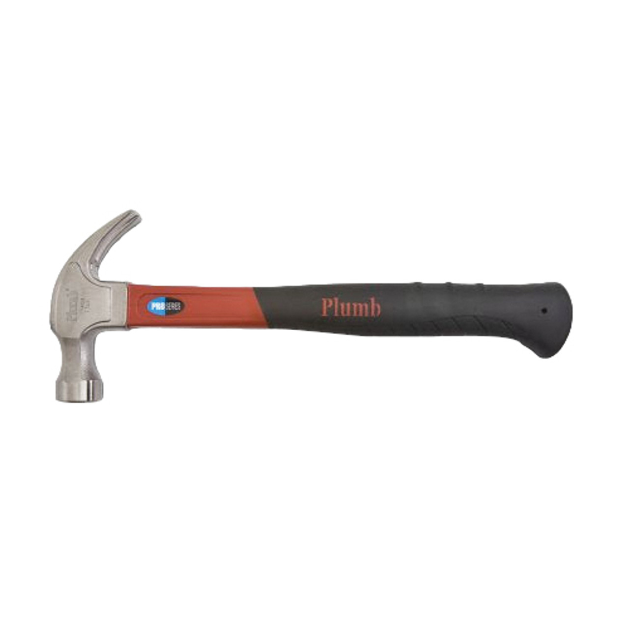 Claw Hammer, Premium, Polished Face, Fiberglass Handle, Curve Claw