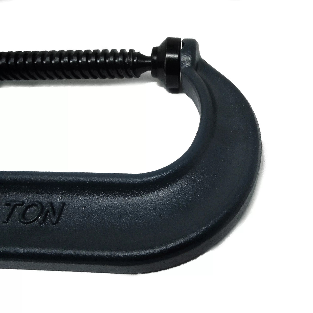 C-Clamp, Regular Duty, Steel Jaw, Flat/V-Grooved Anvil, Forged Steel Body