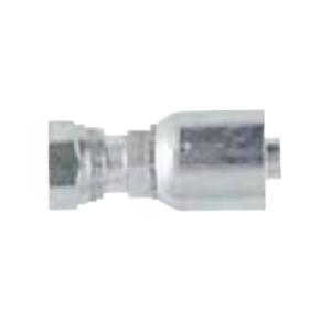 PARKER 78 Series Hydraulic Hose Fitting,Crimp Style, Long Straight,Female Seal-Lok Swivel End,Steel