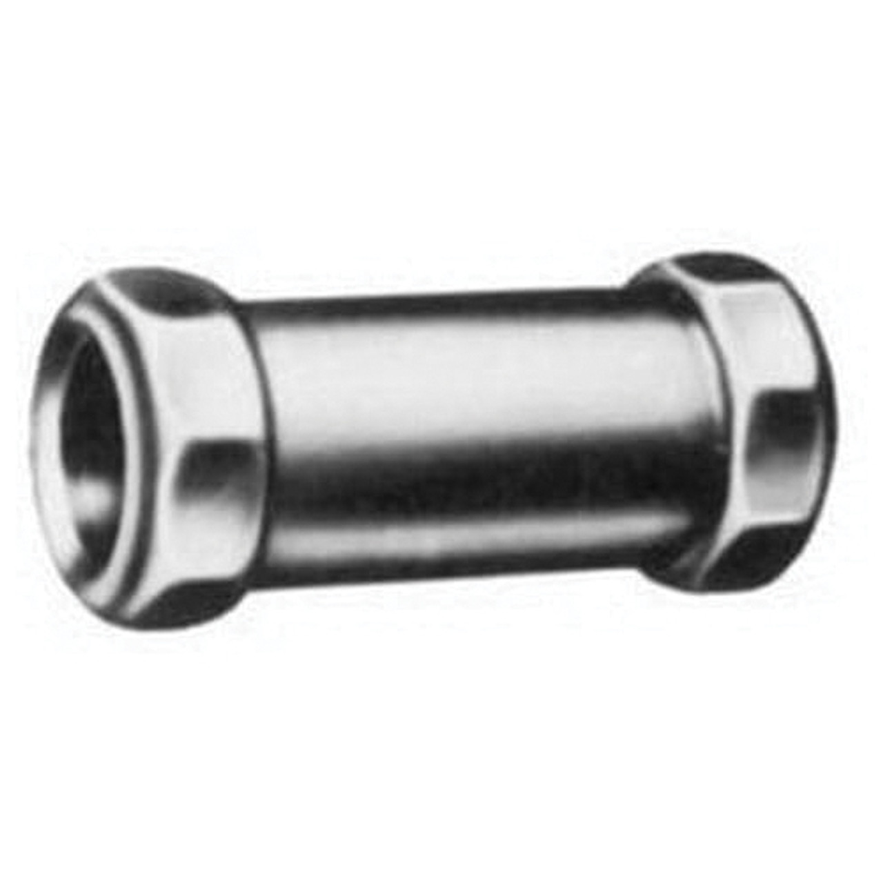 Coupling, 150 deg F, Steel, Black, Coupling, Long