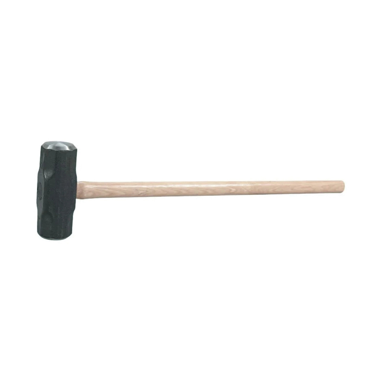 Sledge Hammer, 36 in Lg, Double Face Face, Forged Steel Head, Straight, Hickory Handle, SG Grip
