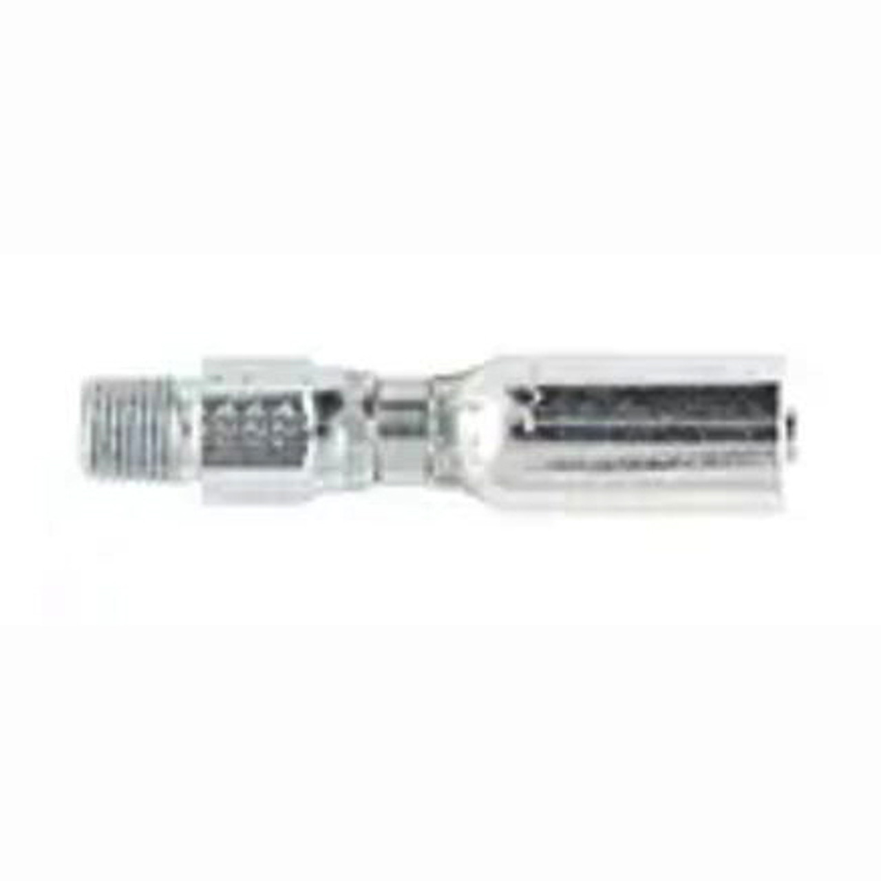 PARKER HY Series Hydraulic Hose Fitting,Crimp Style, Straight,MNPTF Swivel End,Steel,Chromium 6 Free Plated,Domestic