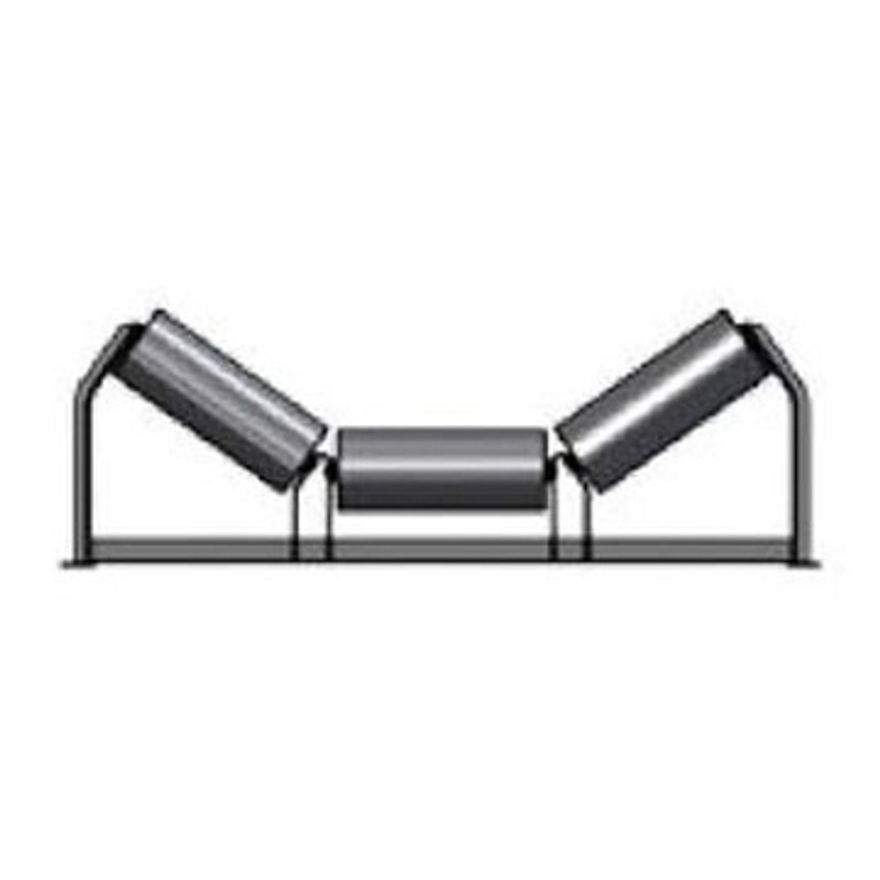 DOUGLAS Conveyor Troughing Idler, 20 Degree, CEMA-C, 5 in Dia Roll, Sealed Bearing, Steel, 13-13/16 to 61-13/16 in DOUGLAS Conveyor Troughing Idler, 20 Degree, CEMA-C, 5 in Dia Roll, Sealed Bearing, Steel, 13-13/16 to 61-13/16 in