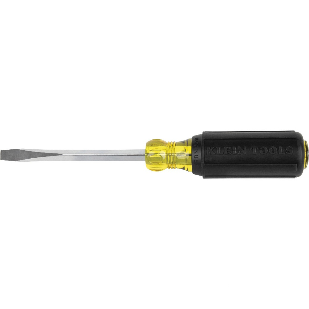Cabinet Screwdriver, Square Shank, Steel Shank, ASME,  ANSI, No ESD-Safe, Cushion Grip, Rubber Handle, Steel