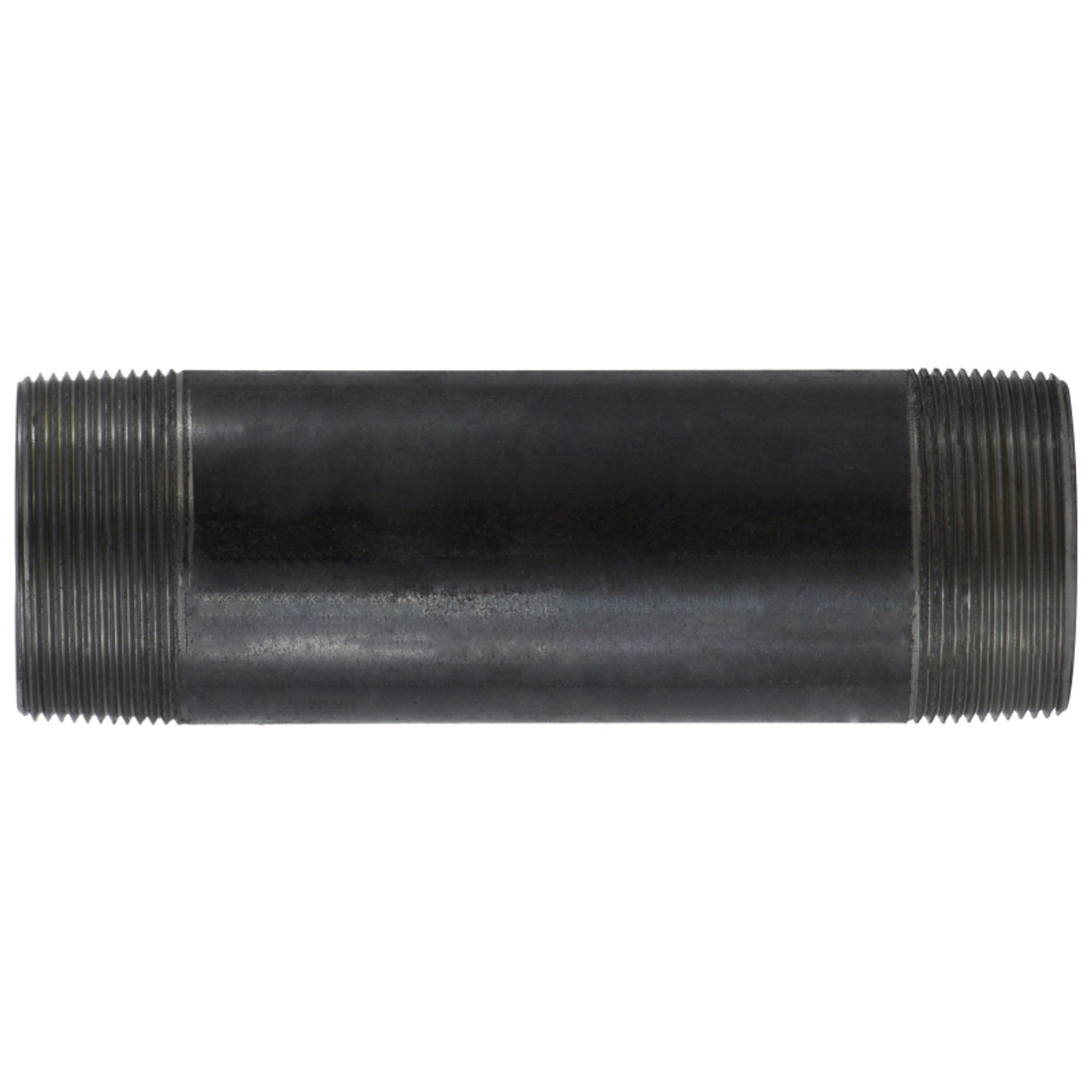 Pipe Nipple, 2 in, NPT End, SCH 40, 2500 psi, -200 to 150 deg F, Seamless,  Welded, Grade B Steel, Black