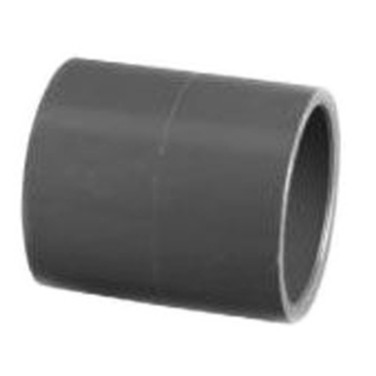 Reducer Coupling, Slip Socket End, SCH 80, Molded, Chlorinated PVC, 210 deg F, Gray, Coupling