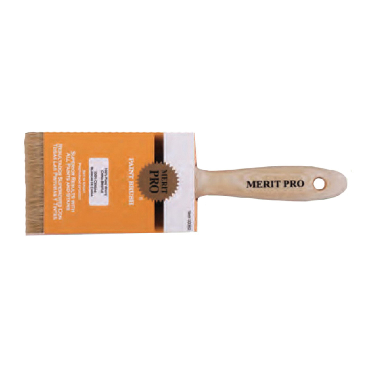 Paint Brush, China Bristle Brush, Unvarnished, Oil Based Paint, 1 to 4 in