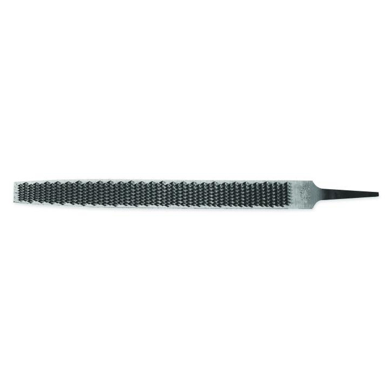 NICHOLSON Wood Rasp File, Half Round Shape, Tang, Bastard,  Single Cut, American Coarseness of Cut