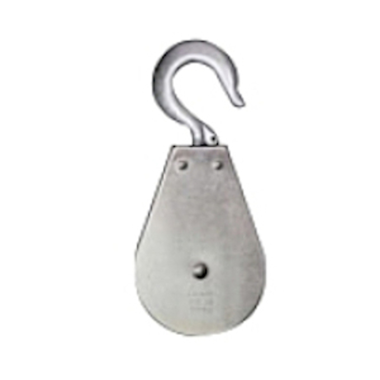 Single Sheave Block, 685 lb, 2-1/2 in OD Sheave, 7/16 in Wd Sheave