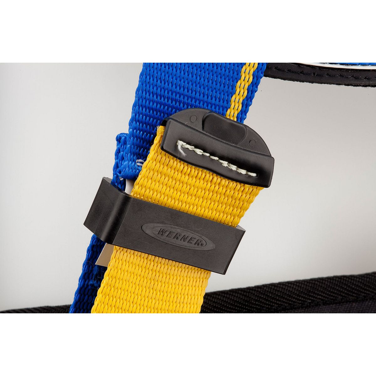 Harness, Alloy Steel Hardware, Blue, 400 lb, Tongue Leg Strap Buckle, Quick-Connect Chest Strap Buckle