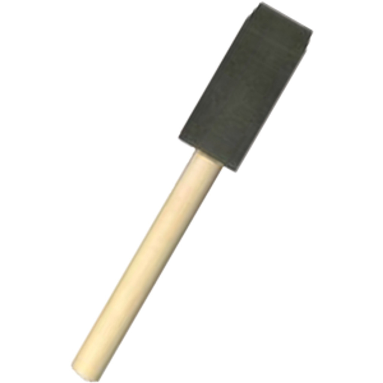 Paint Brush, Polyester Foam Brush, Wood Handle