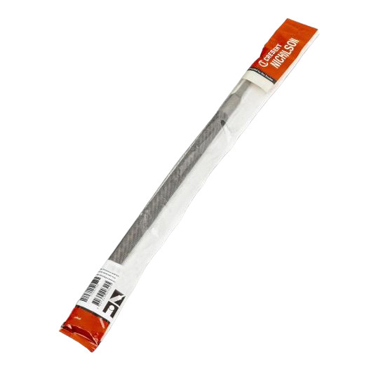 NICHOLSON File, Round, Tang, 6 in Lg, American Coarseness of Cut