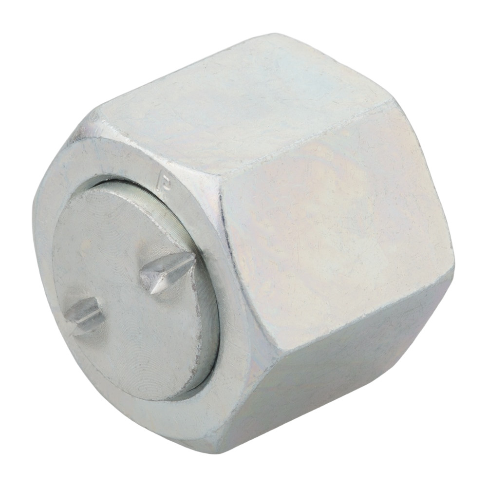 PARKER Hydraulic Cap, Female ORFS End, Steel, Domestic