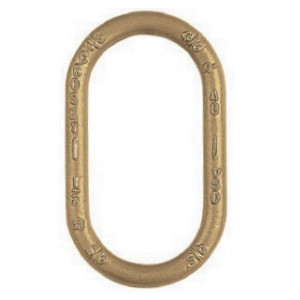 Master Link, 100, Oblong/Oval Shape, Alloy Steel, Self Colored