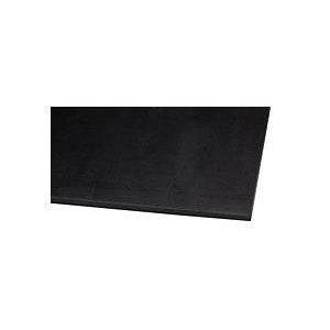 Rubber Sheet, Neoprene, Black, 1015 psi Tensile, -20 to 180 deg F