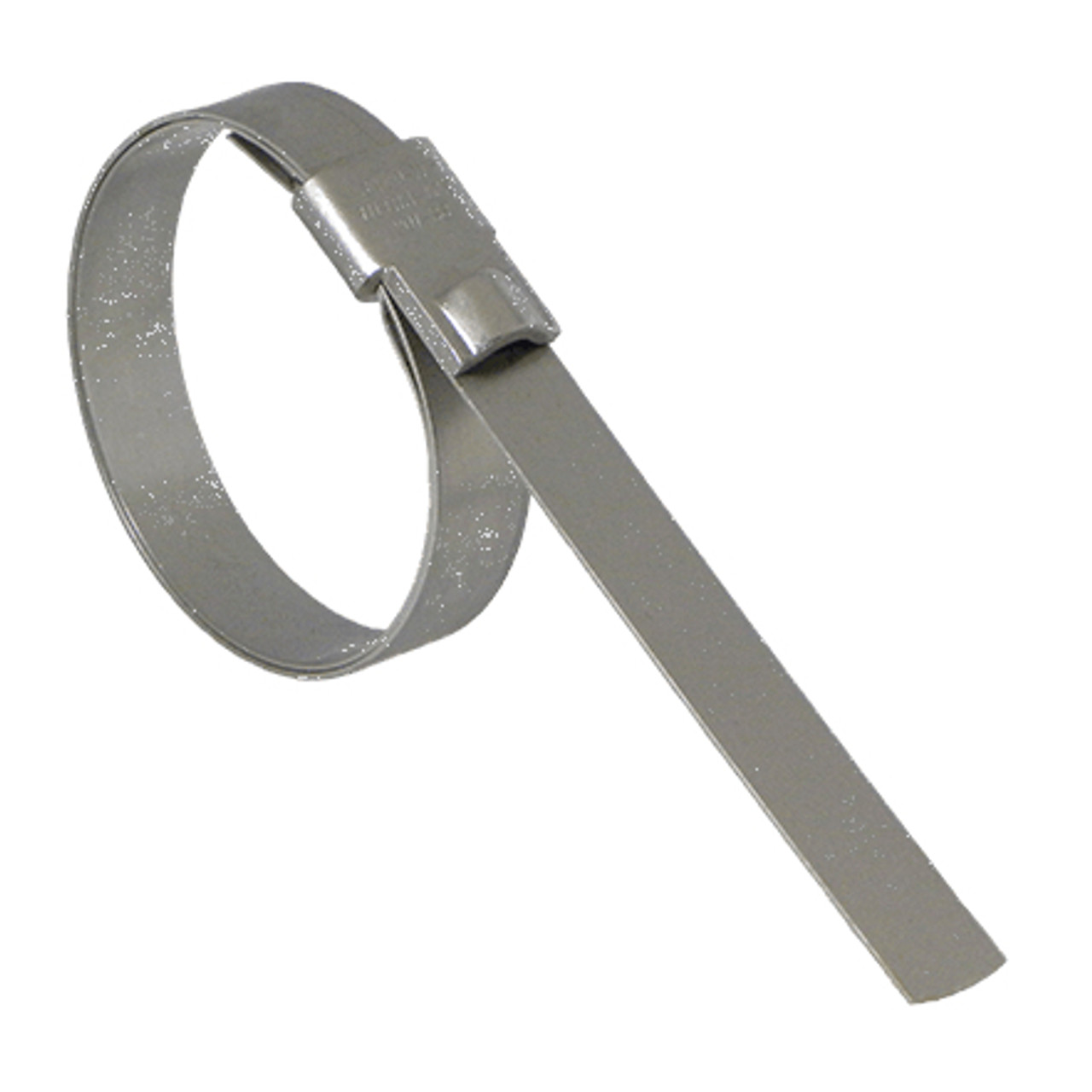 Band Clamp, Smooth,  Preformed, 0.03 in Thk, 3/4 in Wd, 201 Stainless Steel, Domestic