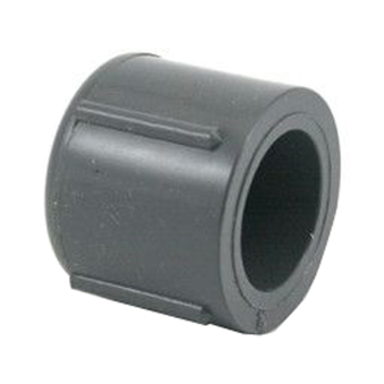 Small Cap, Slip Socket End, SCH 80, Molded, Chlorinated PVC, 210 deg F, Gray, Cap